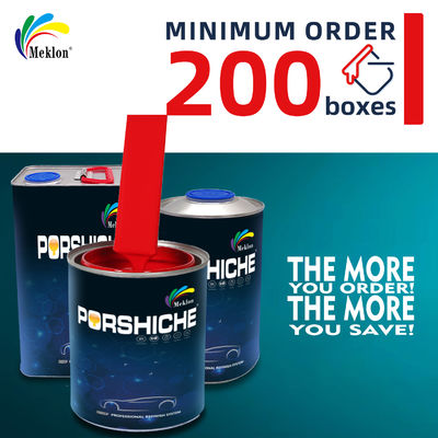 Pintura de aerosoles para automóviles de color rojo resistente a los arañazos con bajo contenido de COV