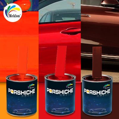 Pintura de aerosoles para automóviles de color rojo resistente a los arañazos con bajo contenido de COV
