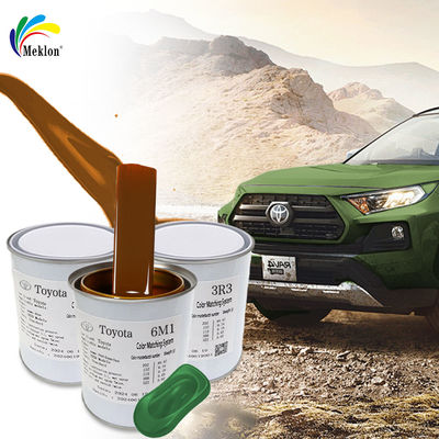 Pintura de pulverización de automóviles de color perla verde profundo de alto brillo para el acabado automático