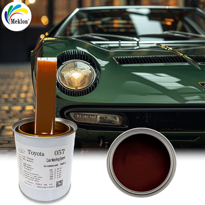 Pintura de pulverización de automóviles de secado rápido con bajos COV para fibra de vidrio de plástico metálico