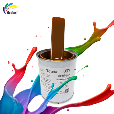 Pintura de pulverización de automóviles de secado rápido con bajos COV para fibra de vidrio de plástico metálico