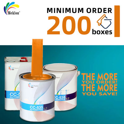 Compare con la pintura de automóvil naranja original de alto brillo de larga duración de secado rápido