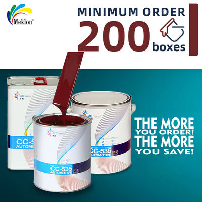 Pintura para coche rojo clásico, resistente al calor y a la intemperie, de alto brillo