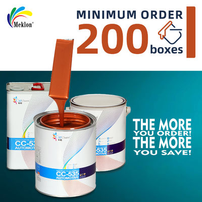 Pintura de automóvil clásica de color naranja retro duradera y resistente al desgaste