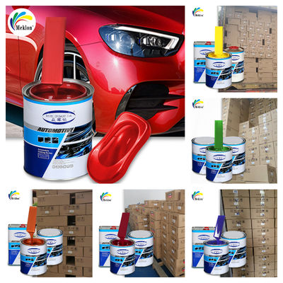 Pintura de reparación de acrílico de perla roja de alto brillo OEM 1K adecuada para Mercedes Benz