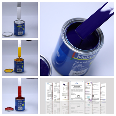 Performance de grado industrial y recubrimiento de alto brillo resistente a las astillas para obtener resultados superiores pintura de automóvil azul