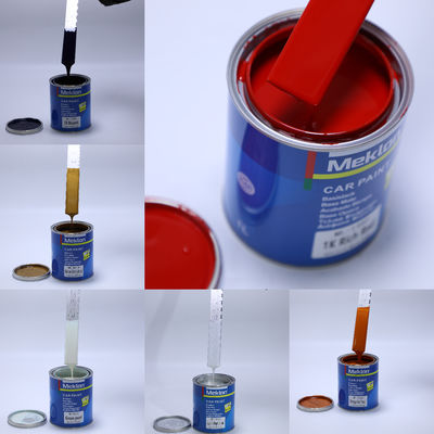 Fábrica de pintura para automóviles Rojo Fugui de alto brillo Venta directa de pintura química para automóviles