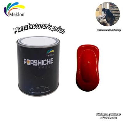 Pintura para automóviles de color rojo metálico brillante resistente al moho no tóxico