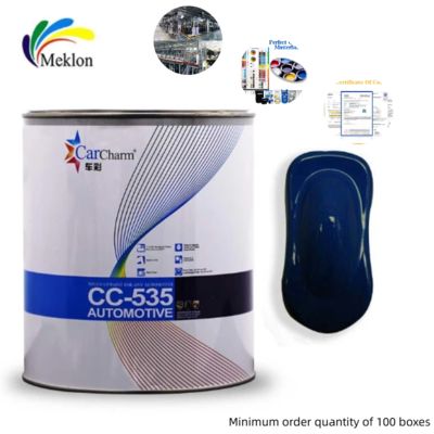 Resistencia a los rayos UV Rociador de pintura de automóviles de acabado 1K Color Azul Revestimiento de automóviles para reparación