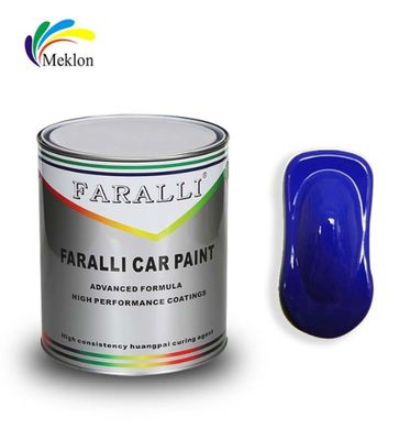 Anti-desvanecimiento Alto brillo 1K Púrpura Azul Metallic Base Coat Color Pintura automática