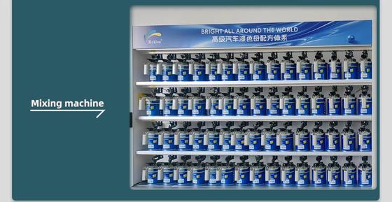 Perla de oro para automóviles Refinado de recubrimiento de la pintura de acrílico automático de pulverización