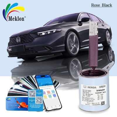Pintura para automóviles no tóxica, lista para mezclarse y multifuncional, pintura para automóviles rosa negra