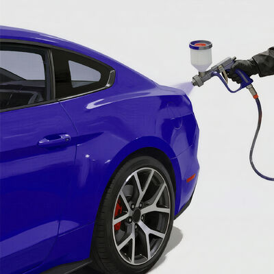 Pintura automotriz Meklon MK-208 2K Azul Resistente a Rayones Bajas Emisiones VOC para Reparación Automotriz