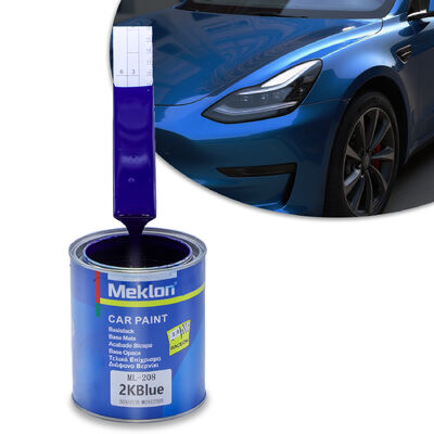 Pintura automotriz Meklon MK-208 2K Azul Resistente a Rayones Bajas Emisiones VOC para Reparación Automotriz