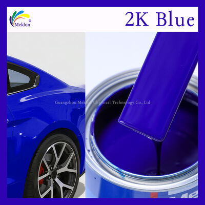 Pintura automotriz Meklon MK-208 2K Azul Resistente a Rayones Bajas Emisiones VOC para Reparación Automotriz