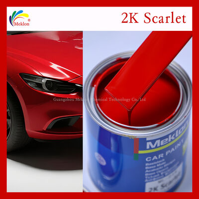Pintura acrílica para automóviles 2K Scarlet para reparación y renovación de automóviles