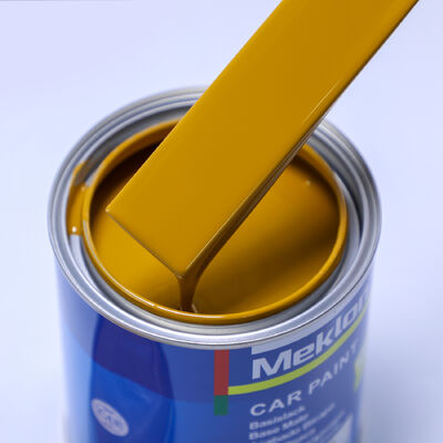 Pintura acrílica para repintado de automóviles 2K Amarillo Barro con aplicación en spray, recubrimiento líquido para reparación y renovación de automóviles
