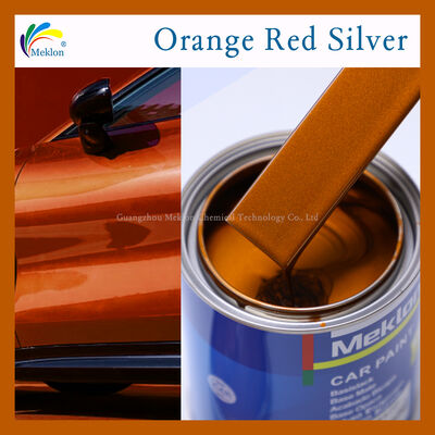 Pintura Acrílica 1K Rojo Naranja Plateado de Secado Rápido para Automoción, Recubrimiento y Pintura para Reparación y Renovación de Coches de Uso Industrial