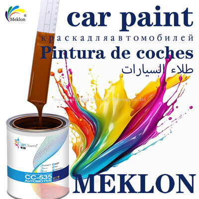 Pintura Acrílica 1K Rojo Naranja Plateado de Secado Rápido para Automoción, Recubrimiento y Pintura para Reparación y Renovación de Coches de Uso Industrial