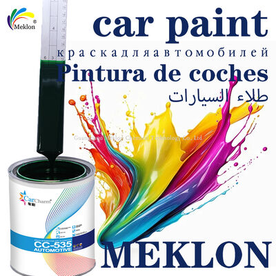 Secado rápido 2K pintura acrílica amarillo-verde para automóviles Coating y pintura de acabado para automóviles