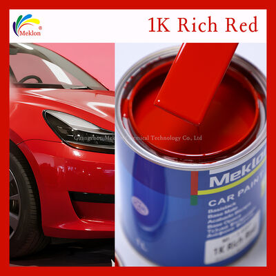 Resistente a la intemperie 1K Pintura acrílica roja rica Revestimiento y pintura automotriz