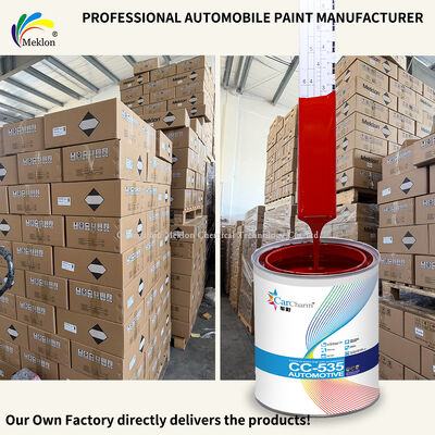 Resistente a la intemperie 1K Pintura acrílica roja rica Revestimiento y pintura automotriz