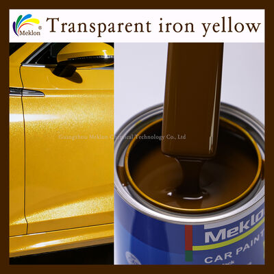 Resistente a la intemperie 1K Transparente Hierro Amarillo Acrílico Pintura de automóviles Pintura de automóviles
