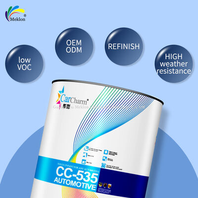 Resistente a la intemperie 1K Transparente Hierro Amarillo Acrílico Pintura de automóviles Pintura de automóviles