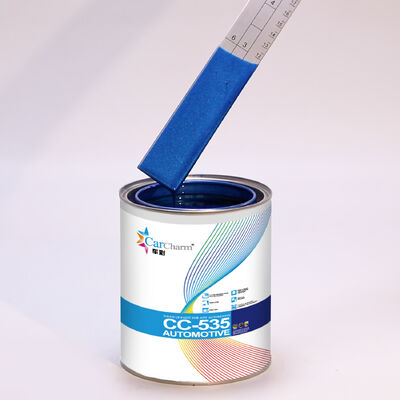 Pintura acrílica 1K para reparación de automóviles, color azul brillante y plateado, suministro profesional a granel