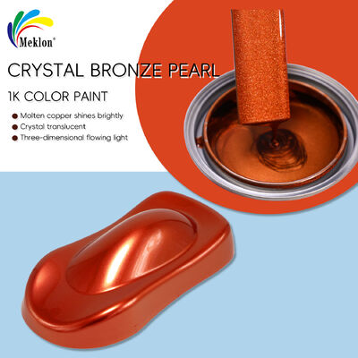 Pintura de reparación de automóviles, cristal, bronce, perla, 1L, acrílico, alto brillo, venta al por mayor de fábrica, lista para enviar