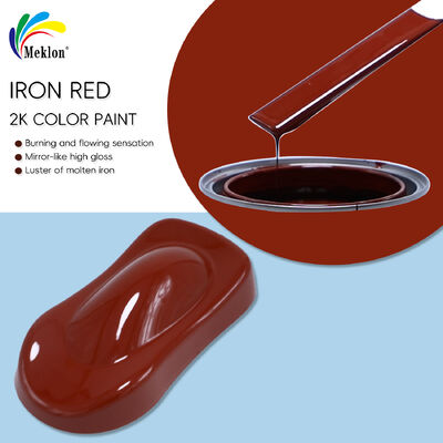Pintura de reparación de automóviles 222 hierro rojo 1L acrílico de alta sólida fábrica mayorista 7-14 días