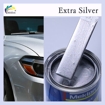 Fabrica de pintura de reparación de automóviles 410 extra plata 1L acrílico metálico de mezcla de precisión 7-14 días