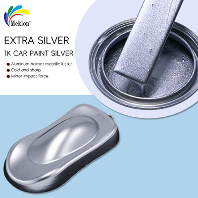 Fabrica de pintura de reparación de automóviles 410 extra plata 1L acrílico metálico de mezcla de precisión 7-14 días