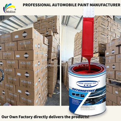 Refinar pintura de automóviles pintura profesional de automóviles diseñada para la aplicación y excelente adhesión en varios paneles de carrocería de automóviles X09 Glitter Rojo Plata