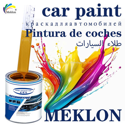 Pintura de reparación de automóviles al por mayor 1K Base metálica 2K Color sólido Revestimiento de acabado de automóviles