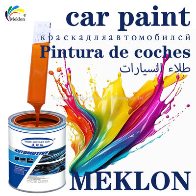 Pintura de automóviles de color naranja rojo perla de alto sólido Pintura de automóviles personalizada anti-desvanecimiento OEM y ODM