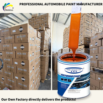 Pintura de automóviles de color naranja rojo perla de alto sólido Pintura de automóviles personalizada anti-desvanecimiento OEM y ODM