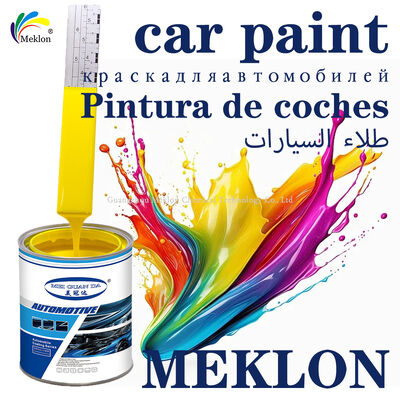 Amarillo de fase verde de alta croma del tinte de pintura automotriz amarillo limón 2K para mezclar colores