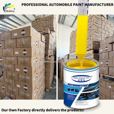 Amarillo de fase verde de alta croma del tinte de pintura automotriz amarillo limón 2K para mezclar colores