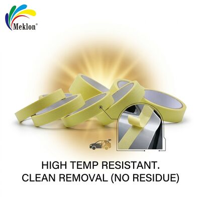 Cinta adhesiva multifuncional de alta temperatura y alta viscosidad para pintura en aerosol automotriz 008, 009