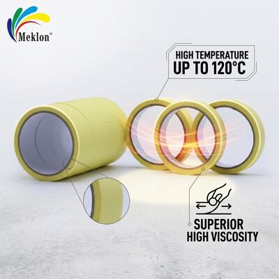 Cinta adhesiva multifuncional de alta temperatura y alta viscosidad para pintura en aerosol automotriz 008, 009