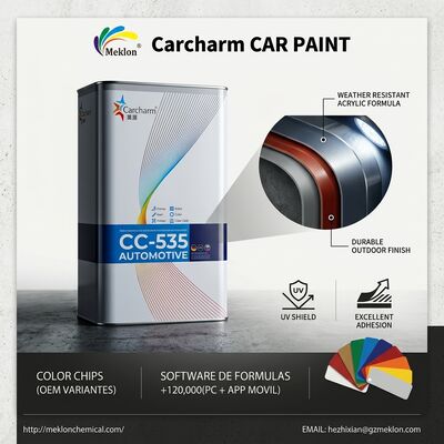 Pintura para automóviles acrílica resistente a la intemperie y rentable, adecuada para la compra al por mayor