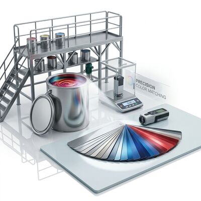 Venta Directa de Fábrica de Pintura Automotriz con Sistema de Color