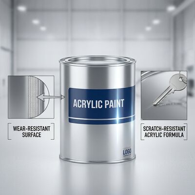 Fabricante de pintura acrílica para automóviles, resistente al desgaste y a los arañazos