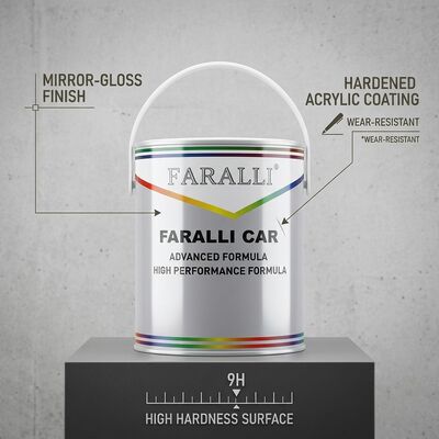 Los fabricantes venden pintura acrílica para automóviles que es resistente al desgaste y a los arañazos.