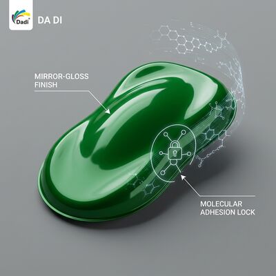 Pintura de automóvil verde con instalaciones avanzadas Pintura automática de adherencia fuerte