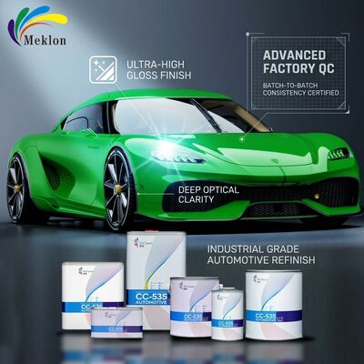 Pintura de automóvil verde con instalaciones avanzadas Pintura automática de adherencia fuerte