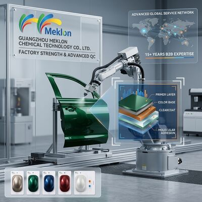 Pintura de automóvil verde con instalaciones avanzadas Pintura automática de adherencia fuerte