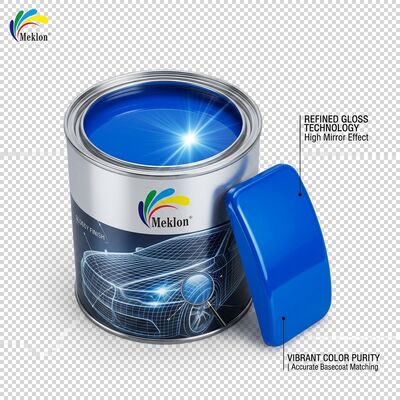 Resina acrílica Auto Refinish Pintura de automóvil Revestimiento líquido 1K Azul Brillante