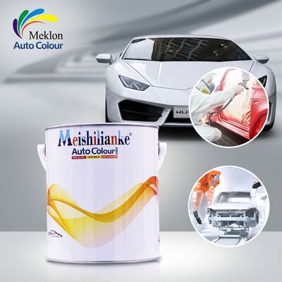 Pintura de automóvil de color blanco cristalino 1K Basecoat Anti-oxidación Material acrílico y anti-corrosión